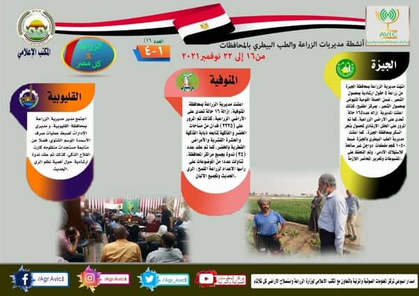 جهود مديريات الزراعة والطب البيطري