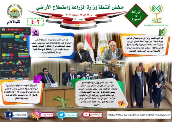 حصاد الزراعة خلال أسبوع