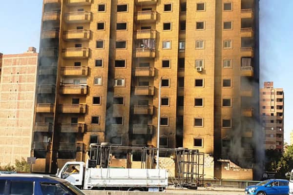 عقار فيصل المحترق
