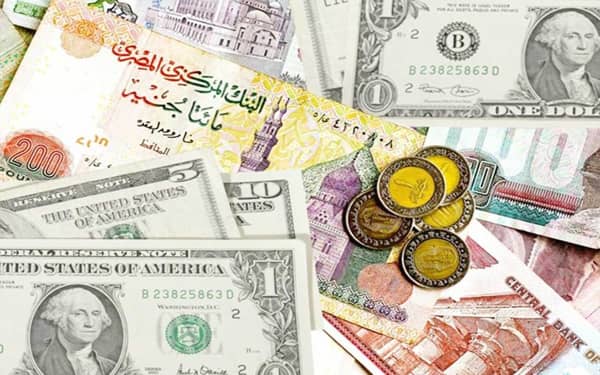 متوسط سعر الجنية مقابل العملات الاخري 