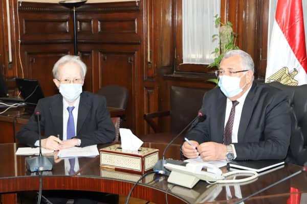 وزير الزراعة يبحث مع سفير اليابان افاق التعاون بين البلدين