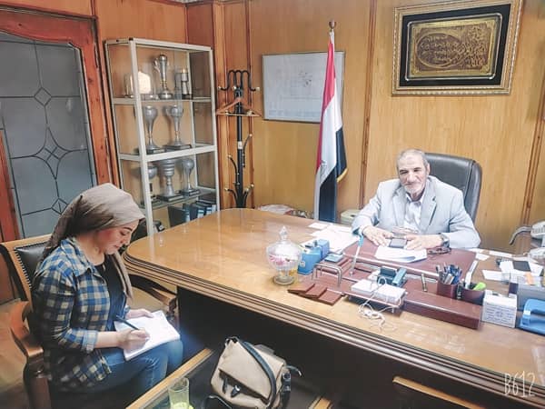 عالم المال خلال حوارها مع رئيس شركة النوبارية للسكر