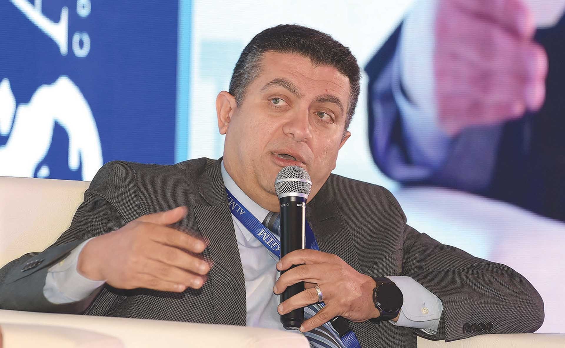حازم مغازى الرئيس التنفيذى لشركة أمان للتمويل الإستهلاكى