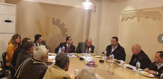 غرفة الحبوب مع أصحاب المخابز