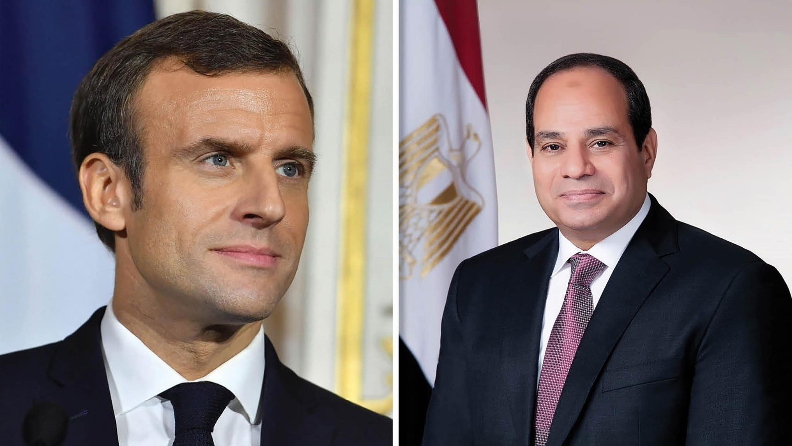 الرئيس السيسي والرئيس الفرنسي