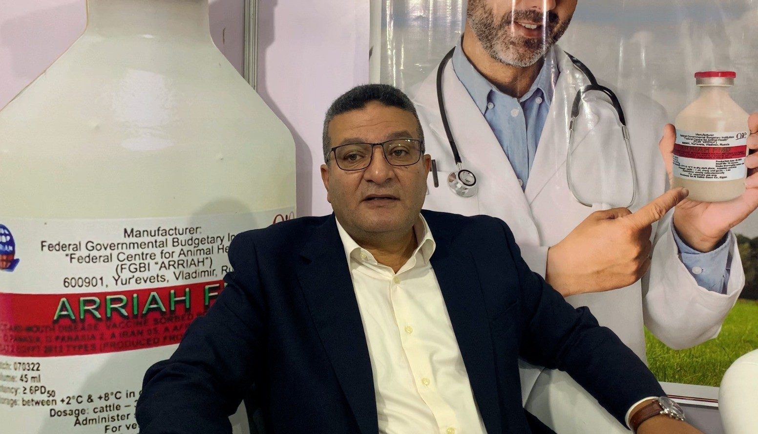  الدكتور خالد درويش مدير شركة بروسكيلز وكيل شركة أريا الروسية في مصر