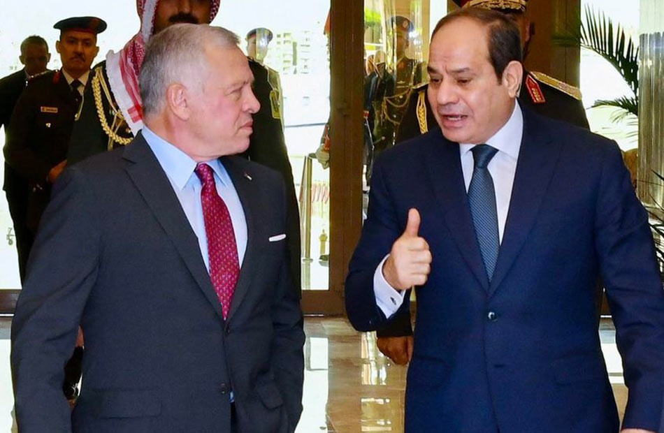 الرئيس السيسي ونظيره الأردني