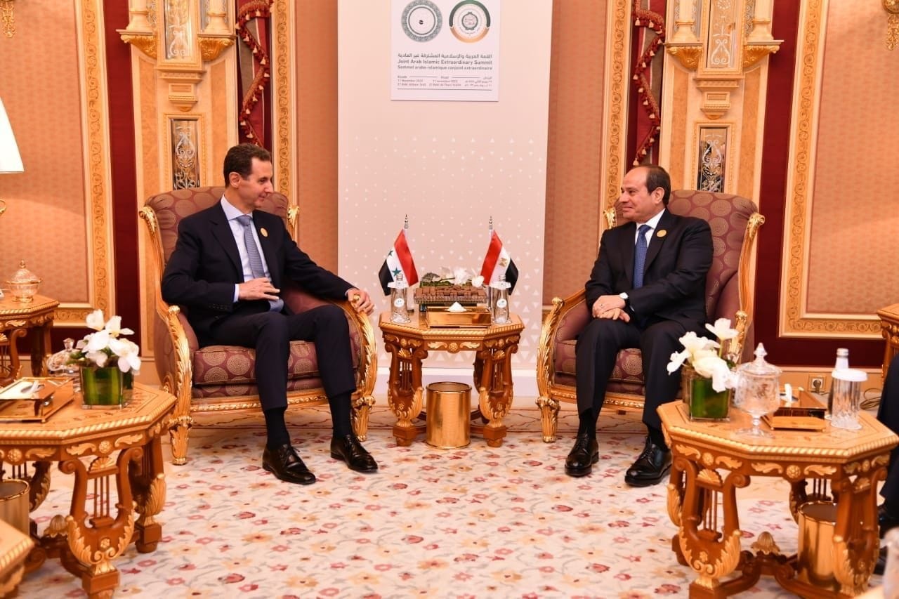 السيسي وبشار الأسد 