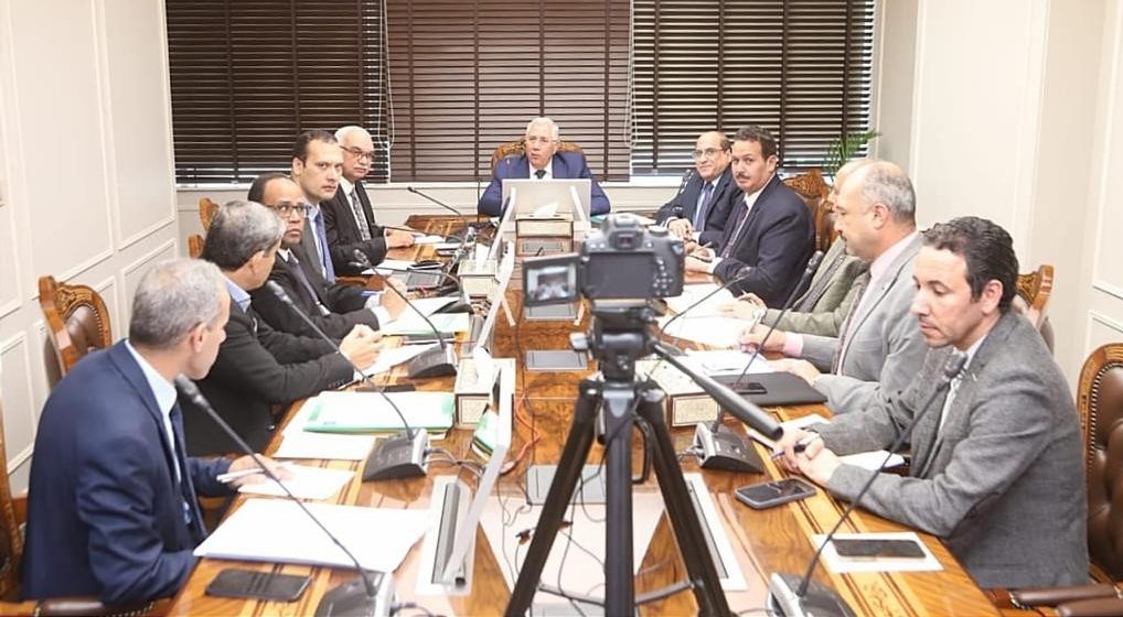 وزير الزراعة وبعض قيادات الوزارة