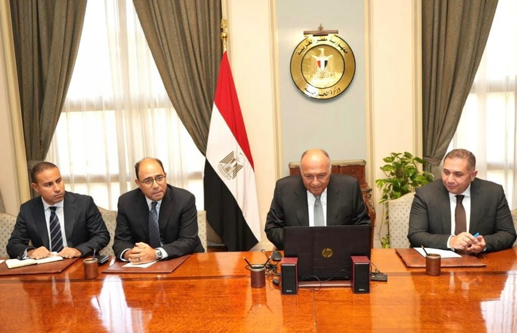اجتماع وزير الخارجية مع الممثل الأعلى للشئون الخارجية والسياسة الأمنية للاتحاد الأوروبي