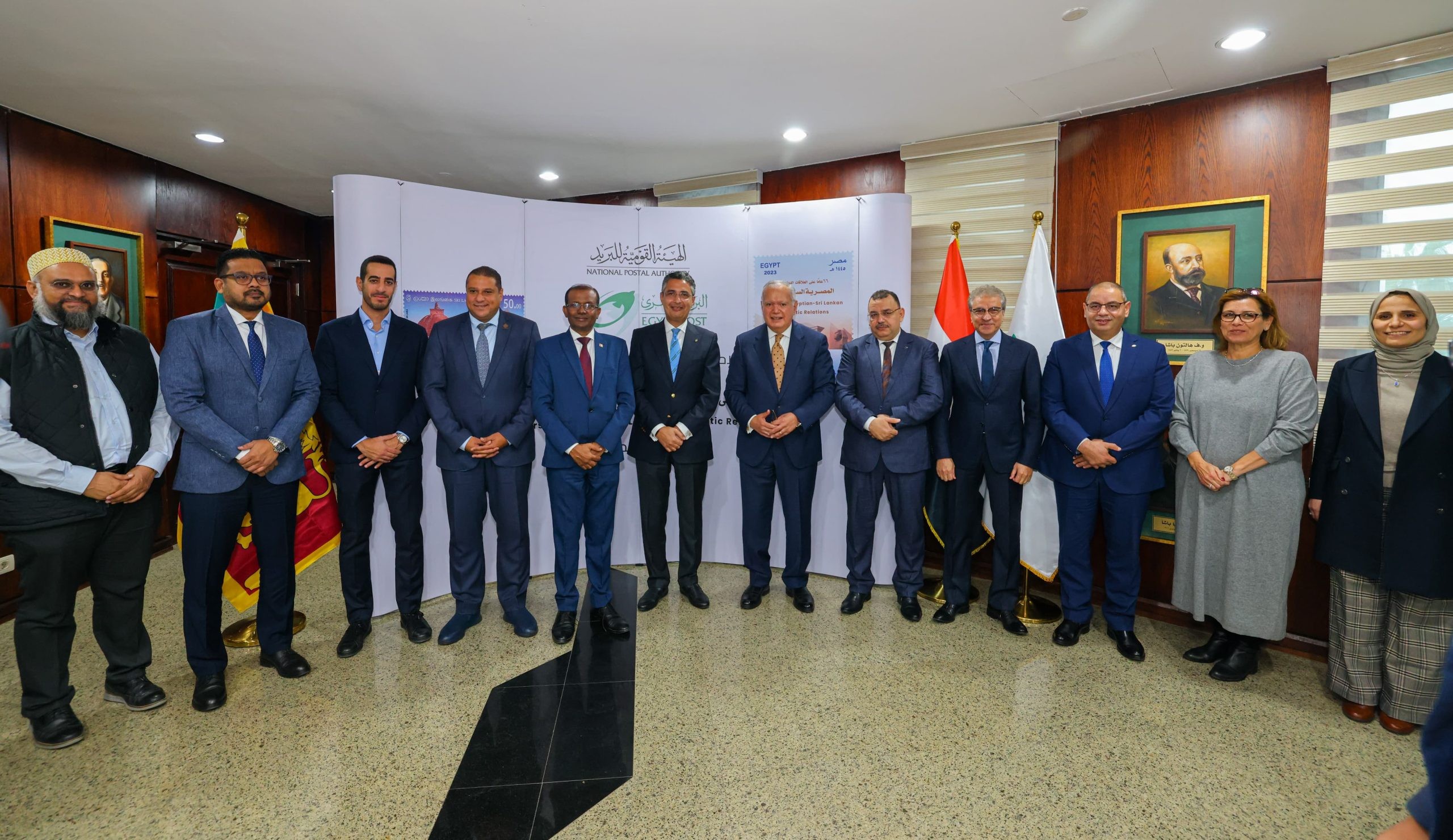 رئيس البريد المصري يستقبل سفير سريلانكا بالقاهرة 