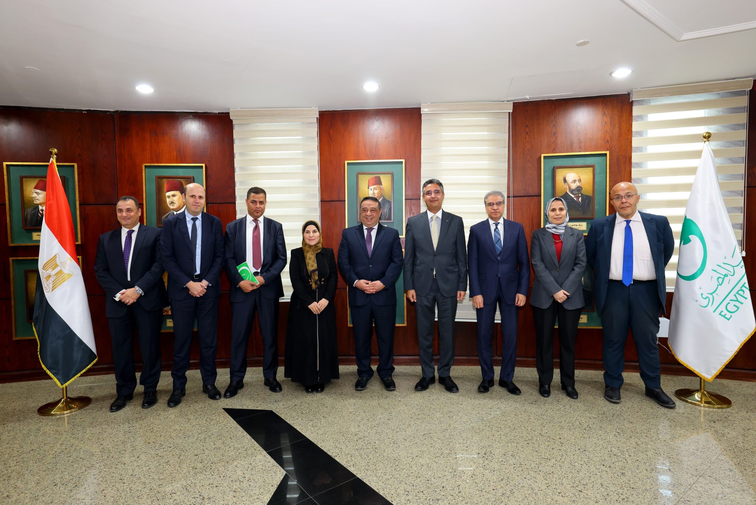 رئيس البريد المصري يستقبل رئيس البريد الأردني