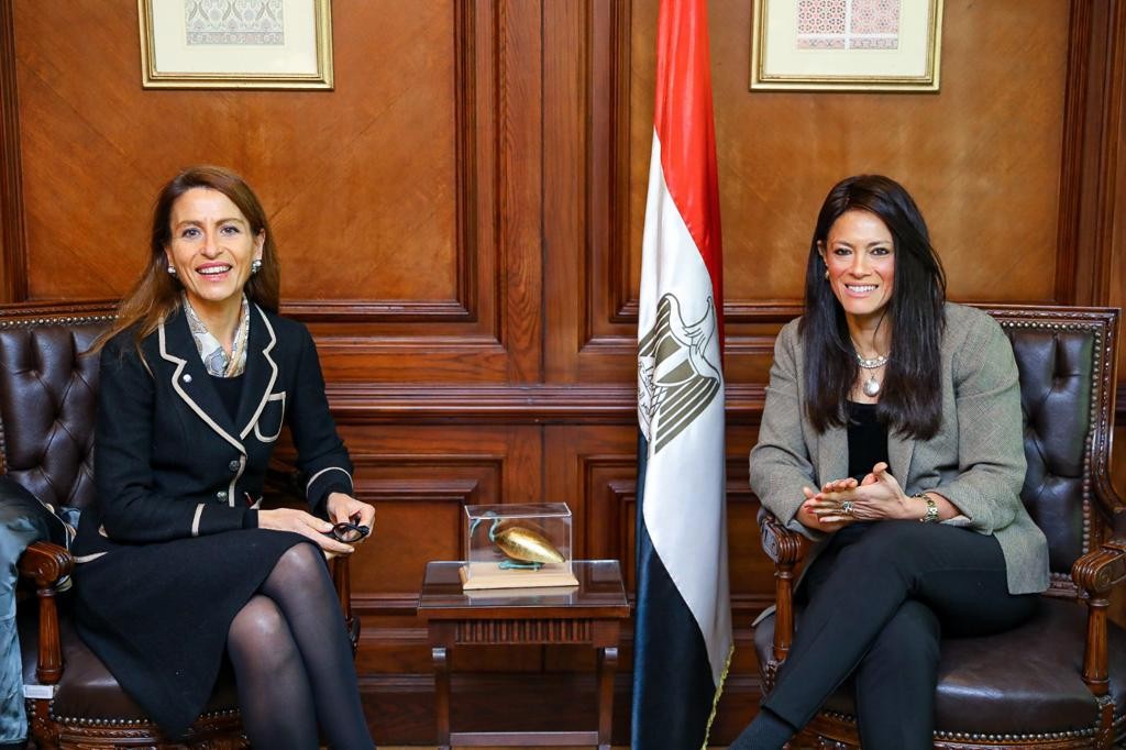 لقاء وزيرة التعاون الدولي والمدير الإقليمي لليونسكو