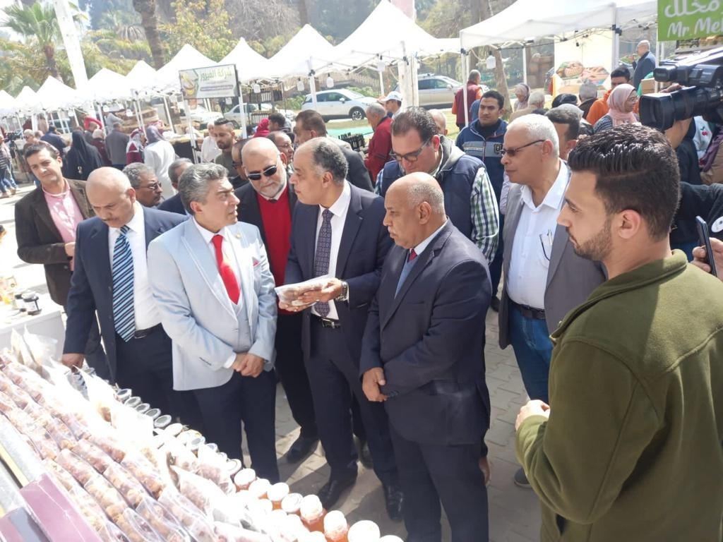 خلال افتتاح مهرجان القاهرة الدولى للتمور بحديقة الأورمان