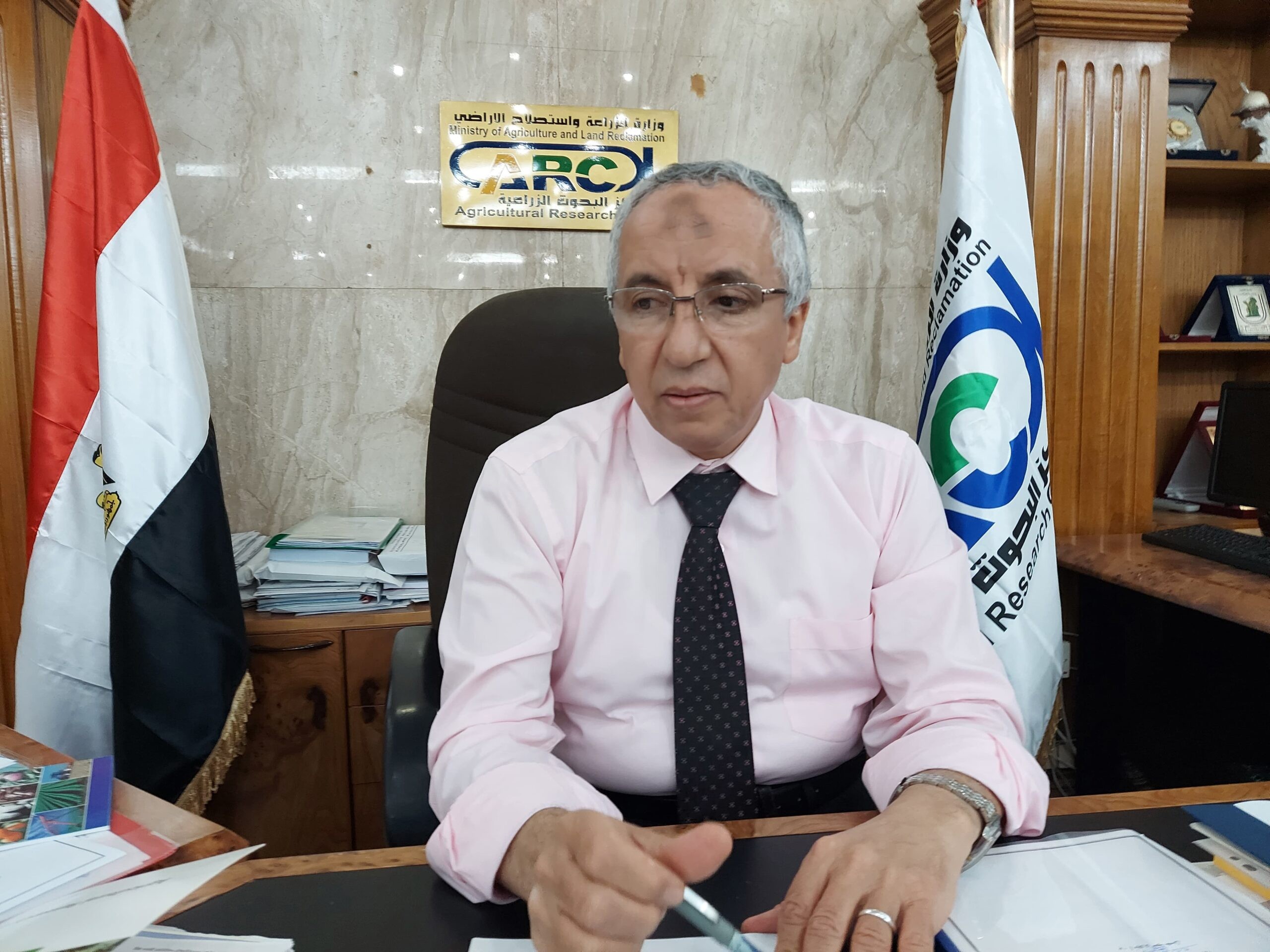 محمد سليمان رئيس مركز البحوث الزراعية