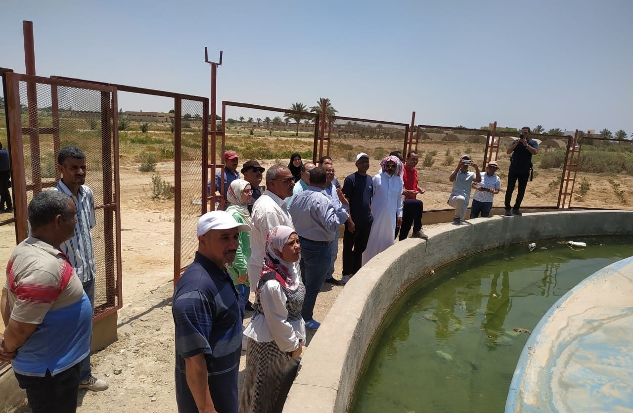 وفد الفاو يتفقد أنشطة مركز بحوث الصحراء بجنوب سيناء