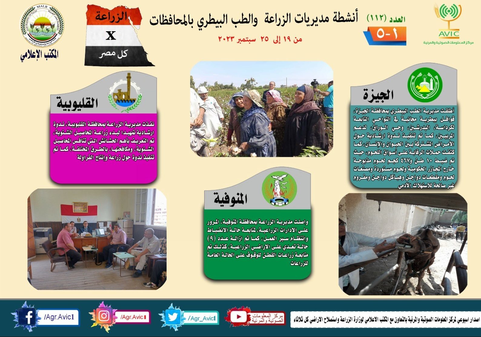 أنشطة مديرات الزراعة 