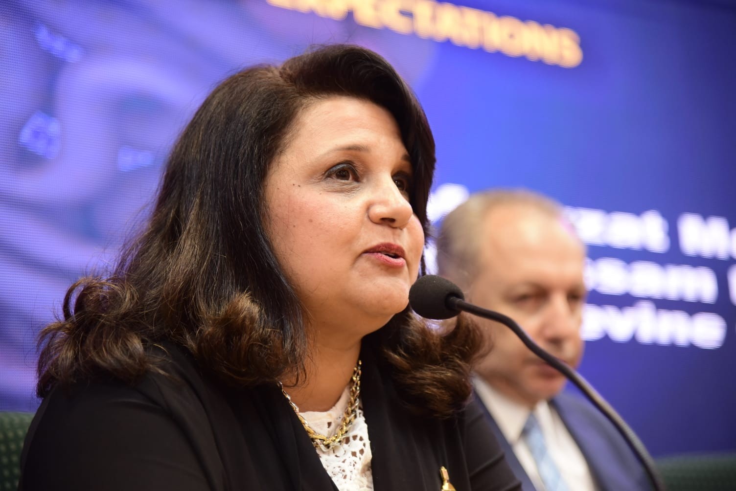 نيفين الأنطونى عضو مجلس الشيوخ