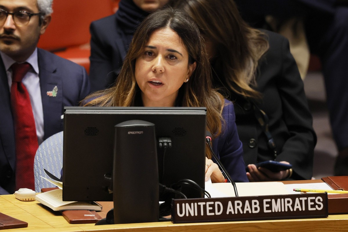 لسفيرة لانا نسيبة، المندوبة الدائمة لدولة الإمارات لدى الأمم المتحدة
