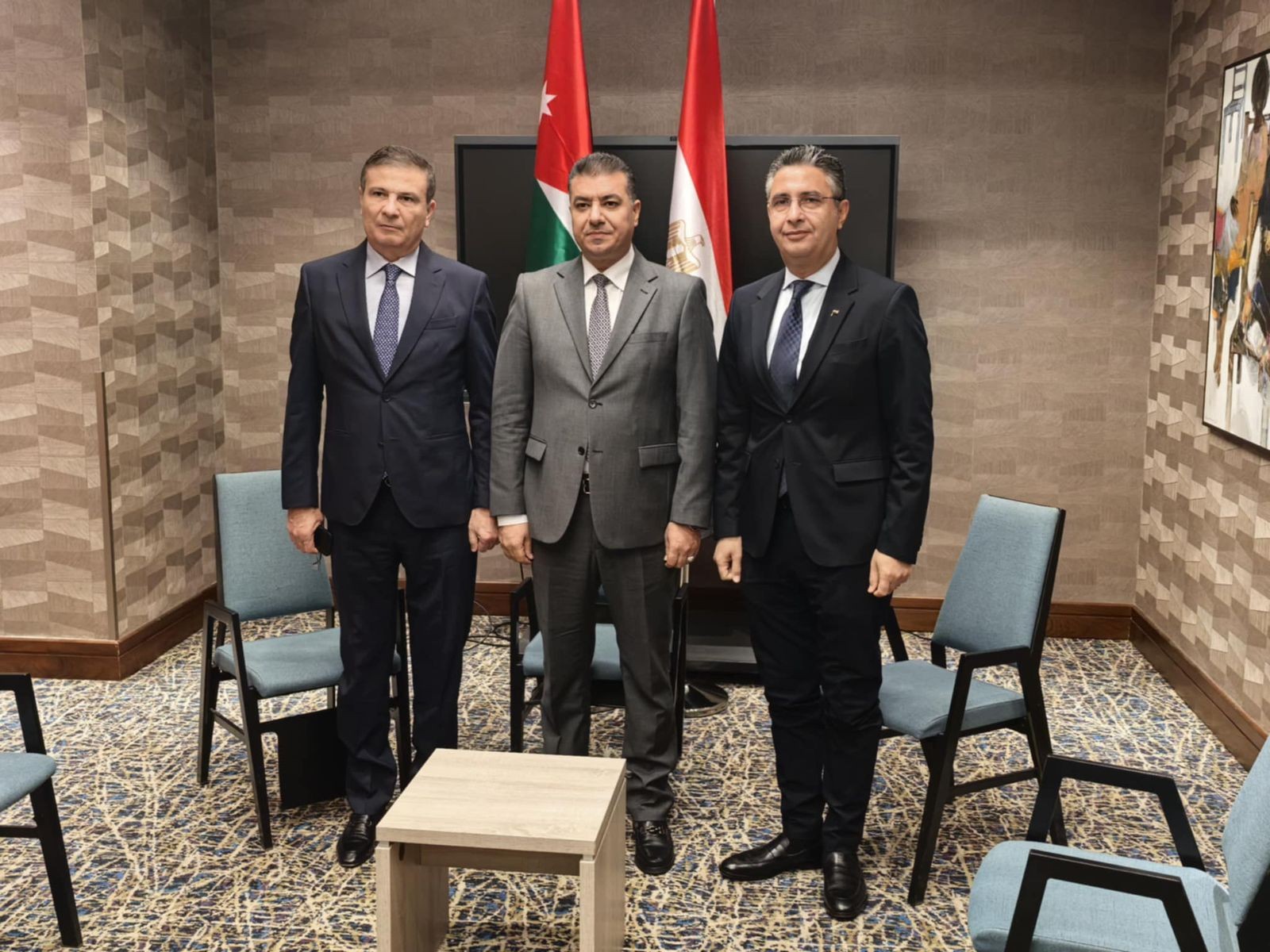 وزيرا الزراعة والتموين 