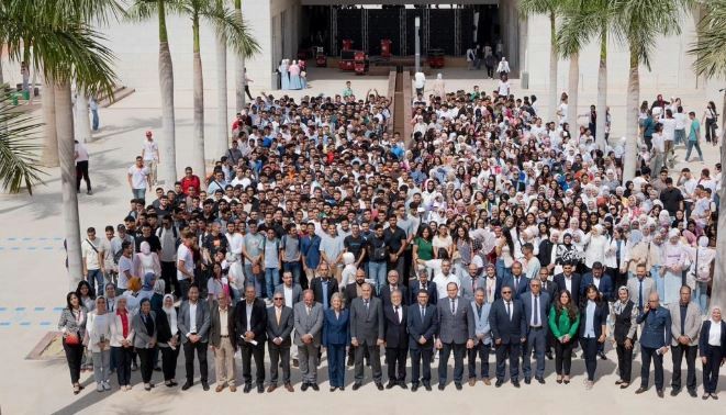 استقبال الطلاب الجدد