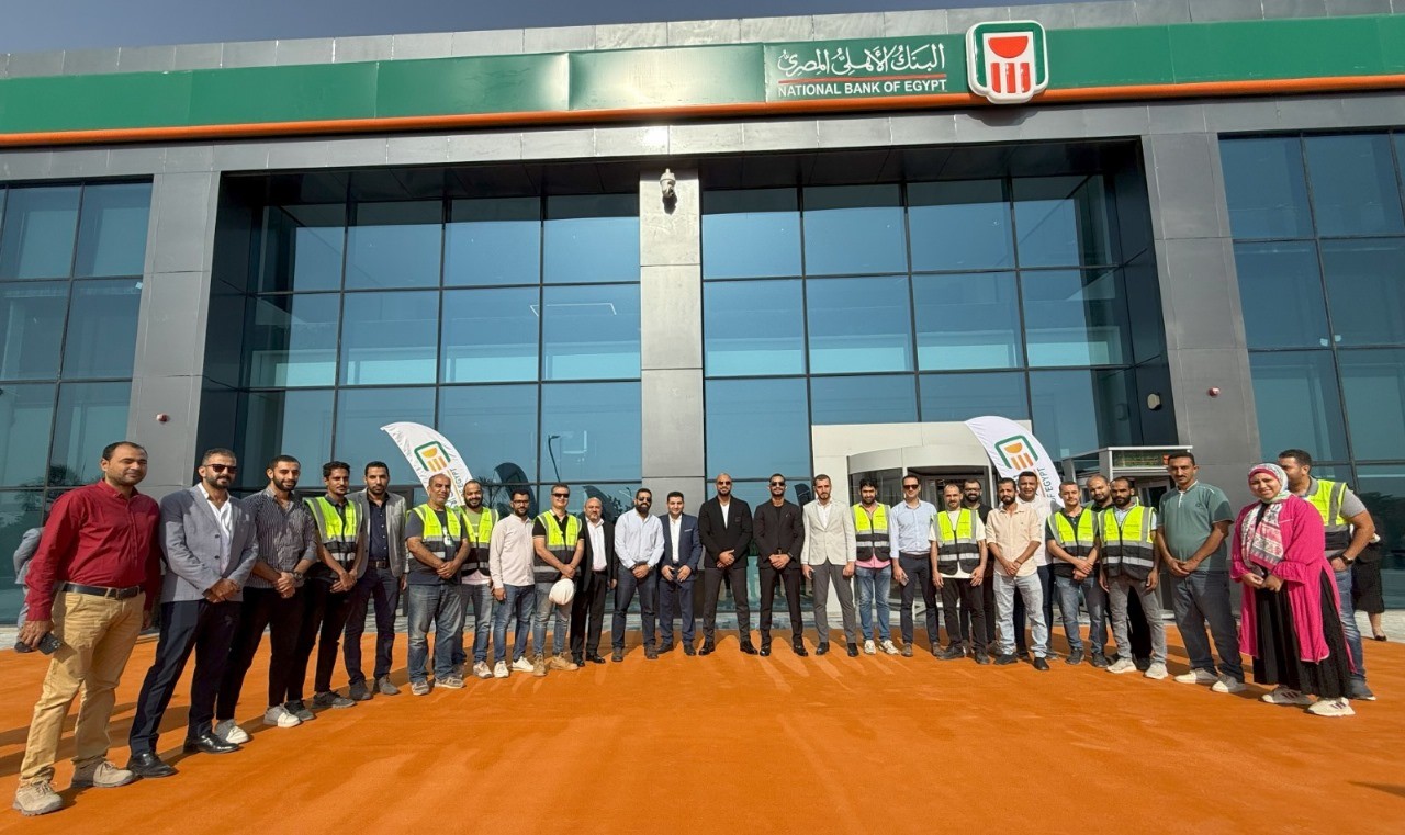 مداد تنتهي من المبني الاداري للبنك الاهلي بالشروق