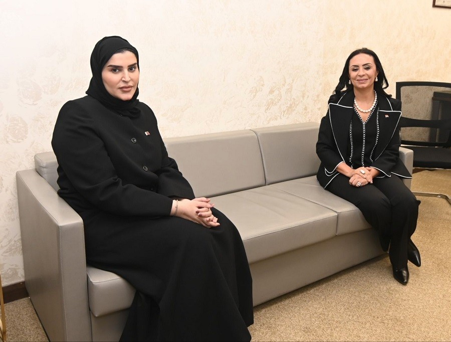 وزيرة التضامن تلتقي وزيرة التنمية الاجتماعية القطرية  