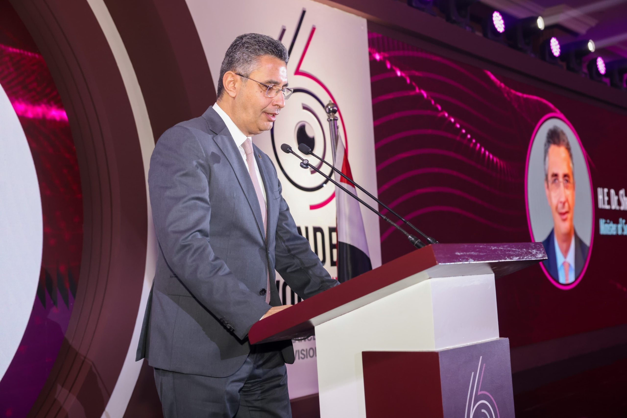 وزير التموين يلقى كلمة فى ملتقى شرم الشيخ 