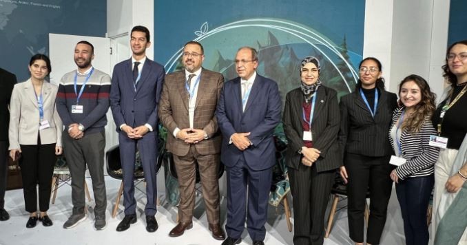 خلال المشاركة فى قمة المناخ
