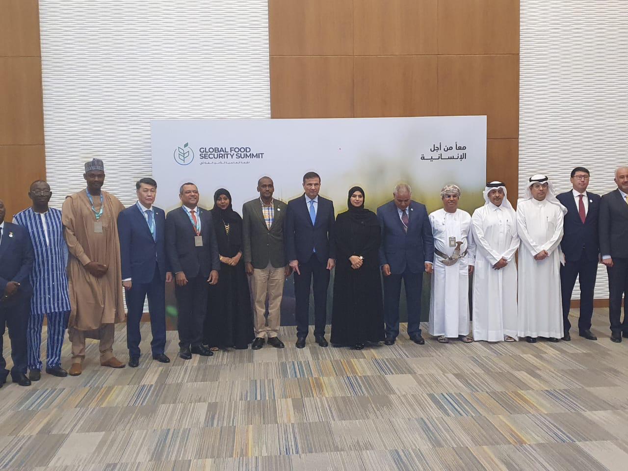 وزير الزراعة أمام القمة العالمية