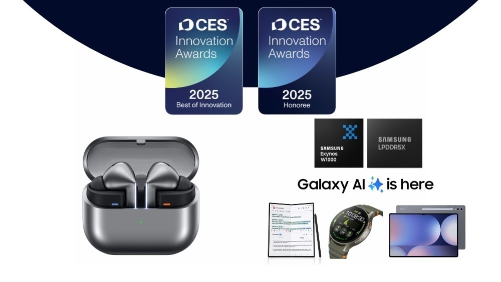 سامسونج تحقق إنجازًا غير مسبوق في مؤتمر CES 2025 بحصولها على 4 جوائز ضمن فئة الأفضل في الابتكار