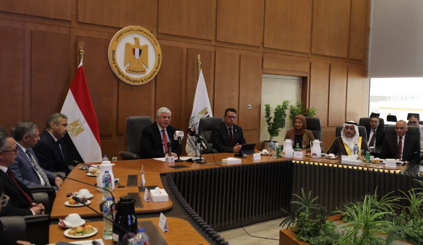 وزير التعليم العالى خلال إعلان نتيجة التصنيف
