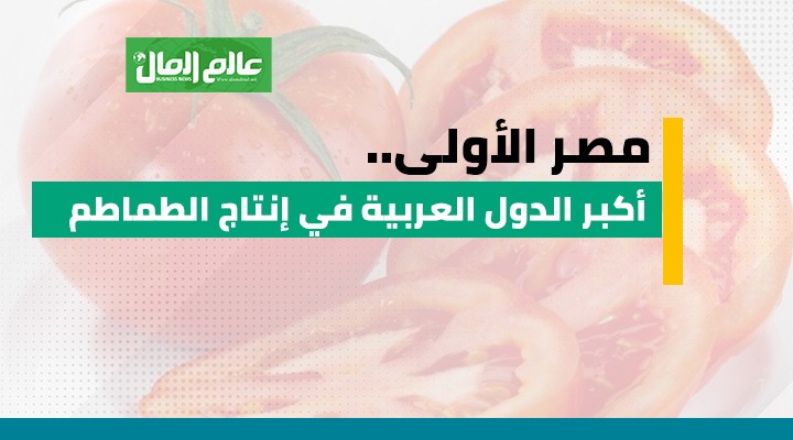 جراف يوضح أكبر الدول العربية المنتجة للطماطم