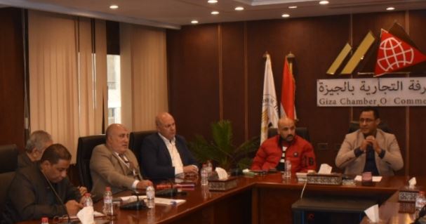 اجتماع غرفة الجيزة مع الوفد الليبى