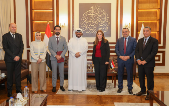 البريد المصرى والقطرى