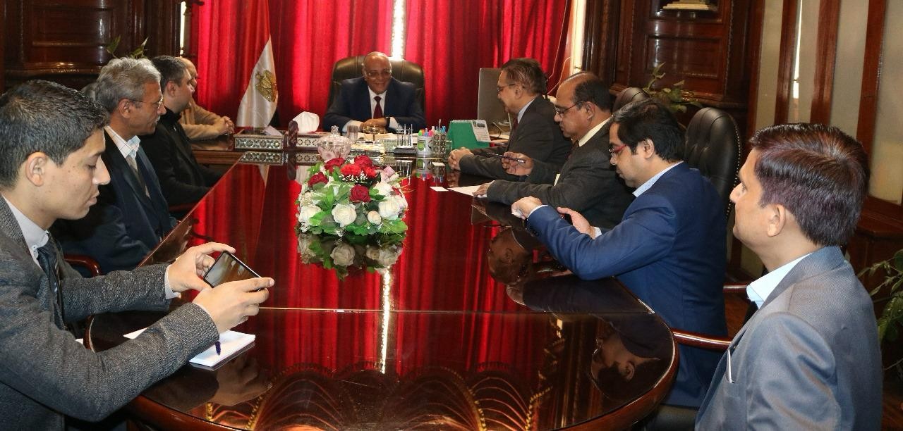 بحوث الصحراء يستقبل وفد من المنظمة الآفرواسيوية