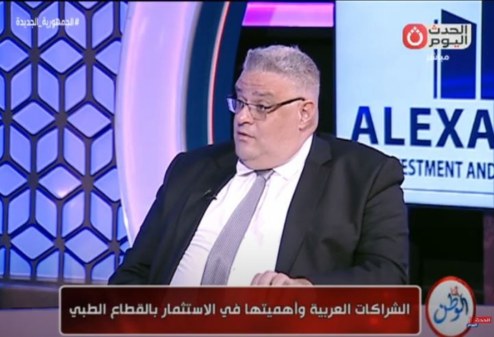 محمود لاشين رئيس شركة المشرق الطبية
