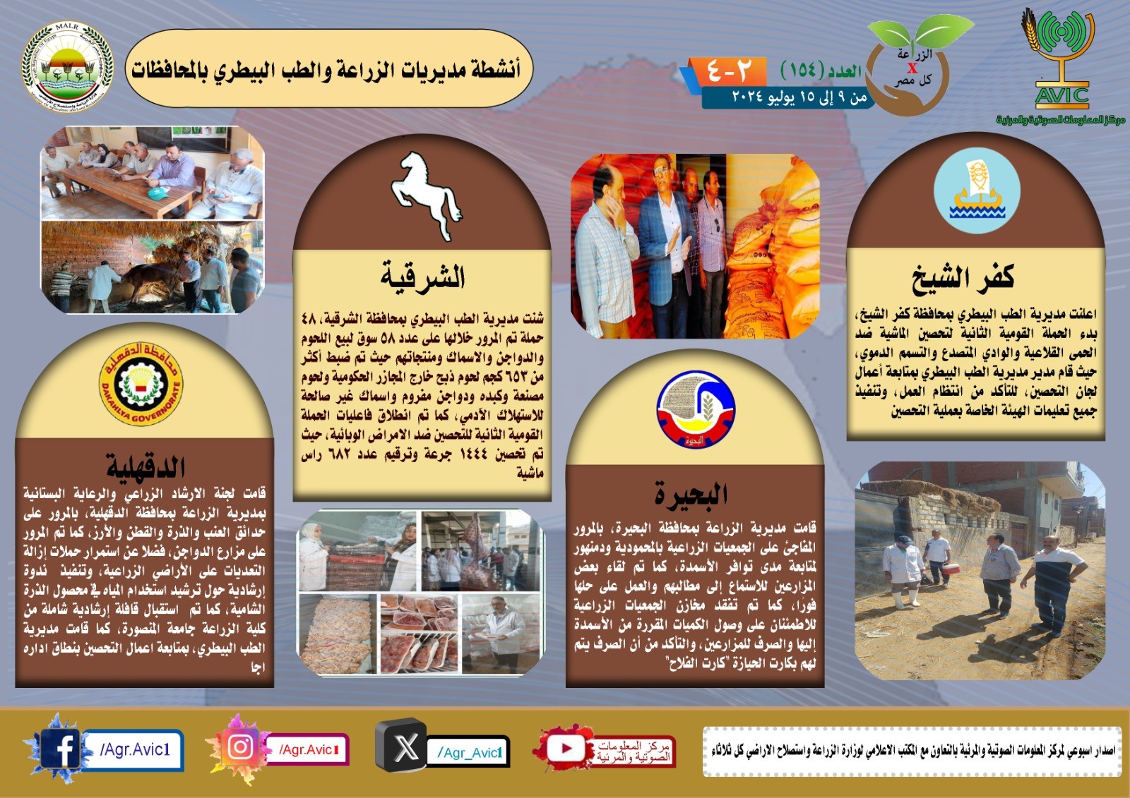 جهود وأنشطة الزراعة 