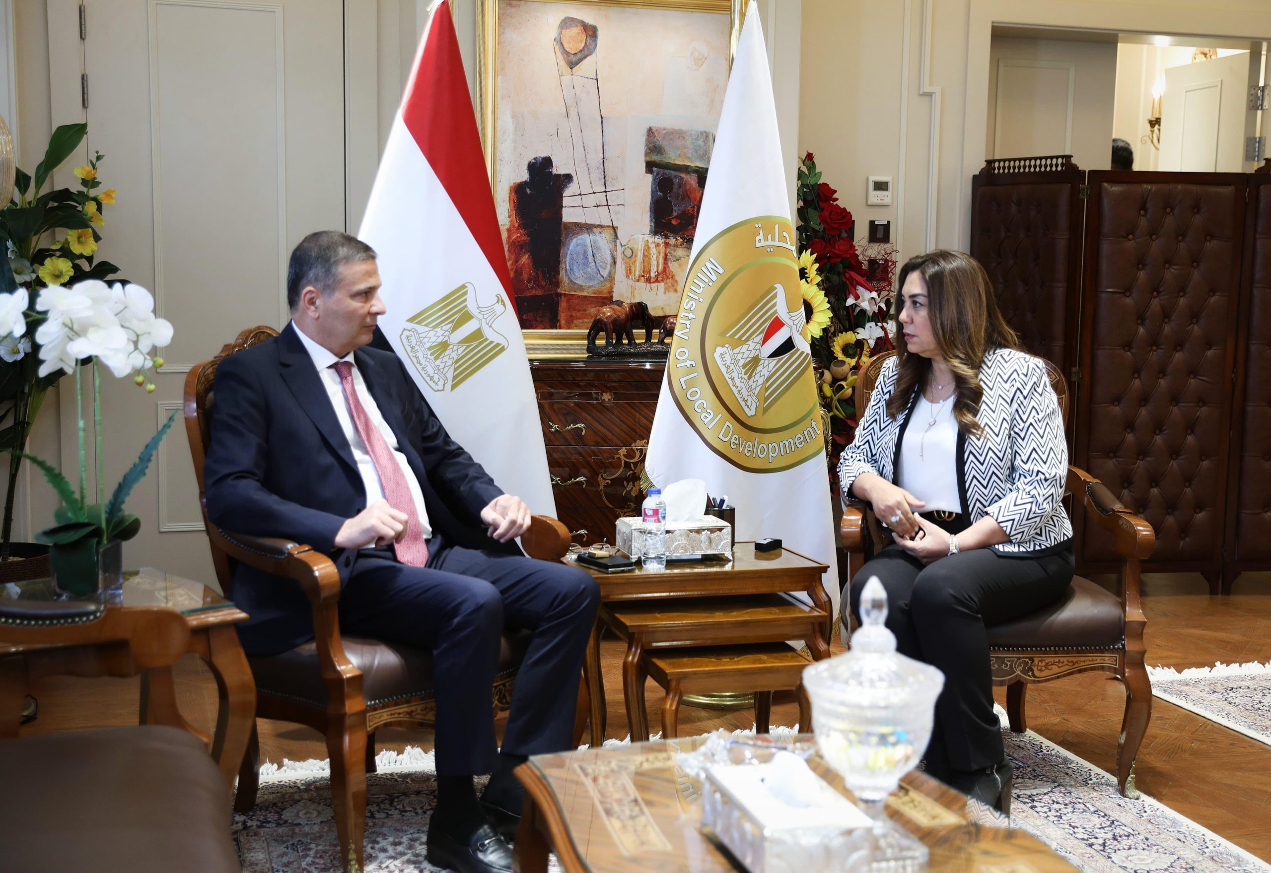 وزيرا التنمية المحلية والزراعة