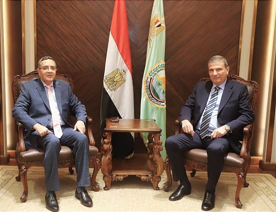 وزير الزراعة وسفير الهند بالقاهرة 