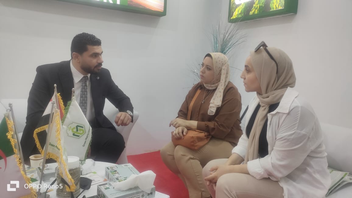 عالم المال خلال حوارها مع المدير التنفيذي لشركة جرين ماتريكس انترناشونال