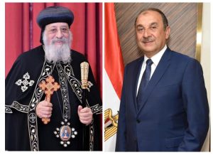 وزير قطاع الأعمال العام يهنئ البابا تواضروس الثاني