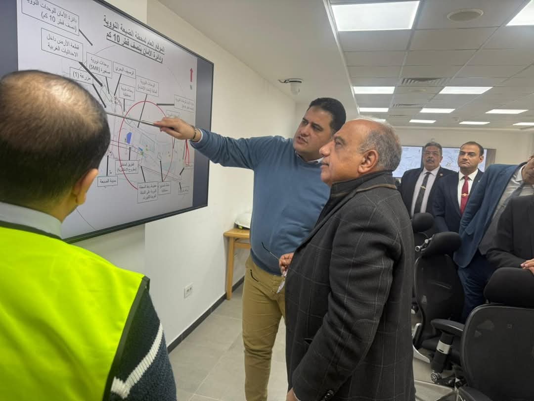 وزير الكهرباء يتفقد أعمال محطة الضبعة النووية