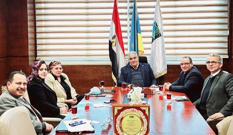 الجوهرى مع ممثلى الغرفةالالمانية العربية