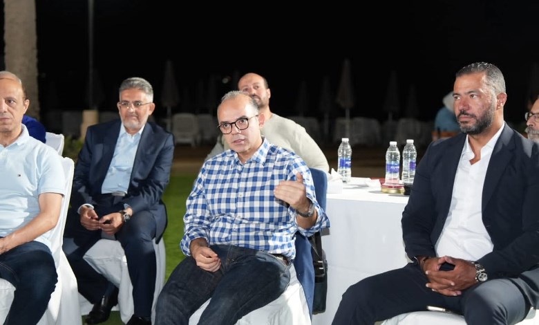 رئيس الرقابة المالية خلال اللقاء