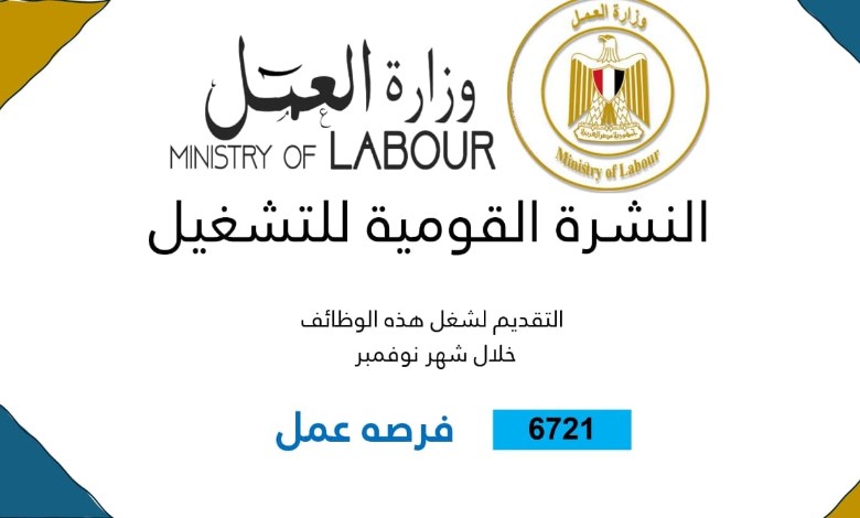 نشرة التوظيف نصف الشهرية 