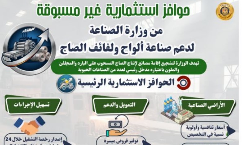  الحوافز الاستثمارية