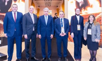 وزير السياحة خلال إفتتاح الجناح المصري المُشارك في بورصة لندن