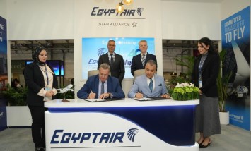 مصر للطيران بمعرض دبي للطيران 2025