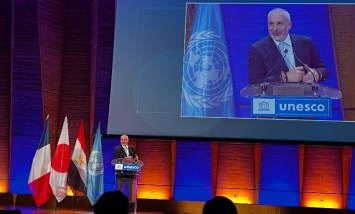 الرئيس التنفيذي لهيئة المتحف المصري الكبير يشارك كمتحدث رئيسي ضمن فعالية ثقافية بمنظمة اليونسكو عن المتحف